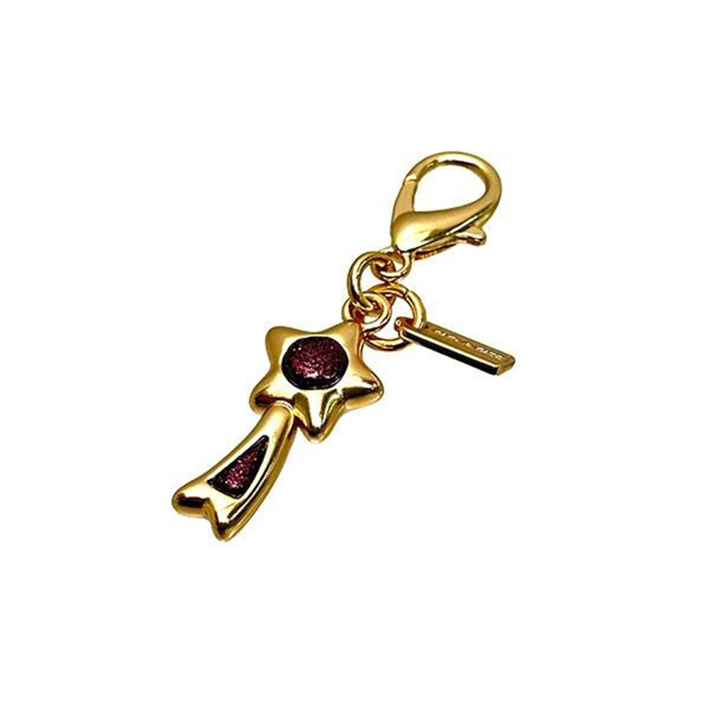 【COACH】素面皮革L型手拿包及吊飾禮盒-紅色-細節圖6