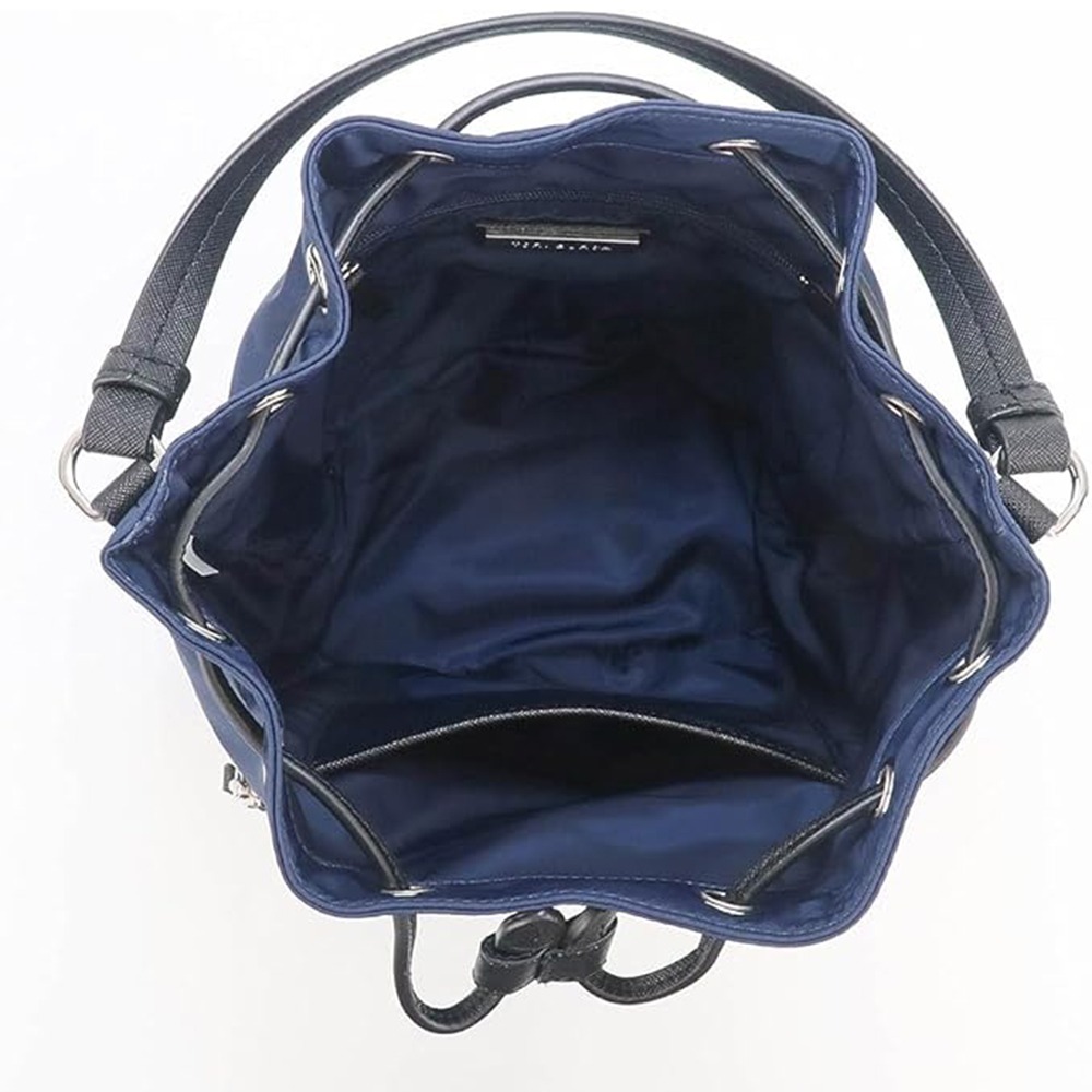 【TORY BURCH】尼龍束口兩用包-深藍色-細節圖3