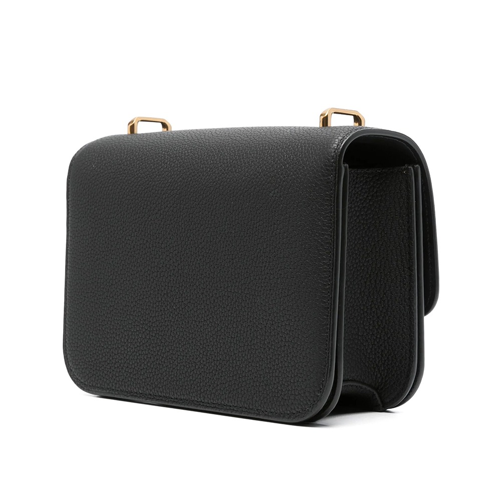 【TORY BURCH】雙T-LOGO小金磚包-黑色-細節圖2