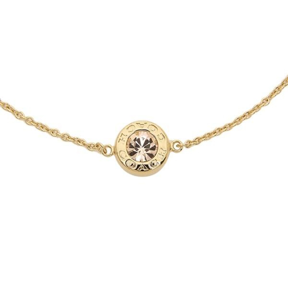 【COACH】晶鑽圓環手鍊-金色-細節圖2