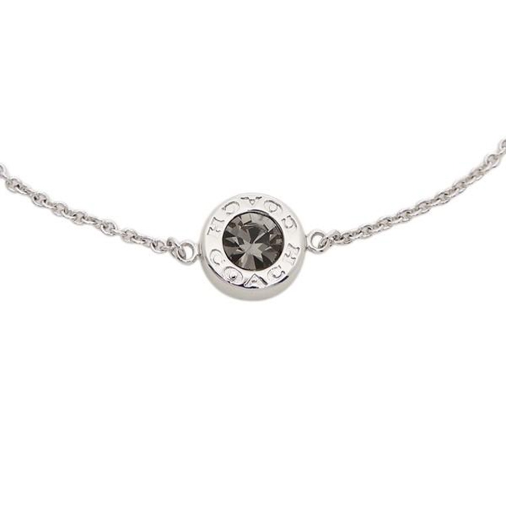 【COACH】晶鑽圓環手鍊-銀色-細節圖2