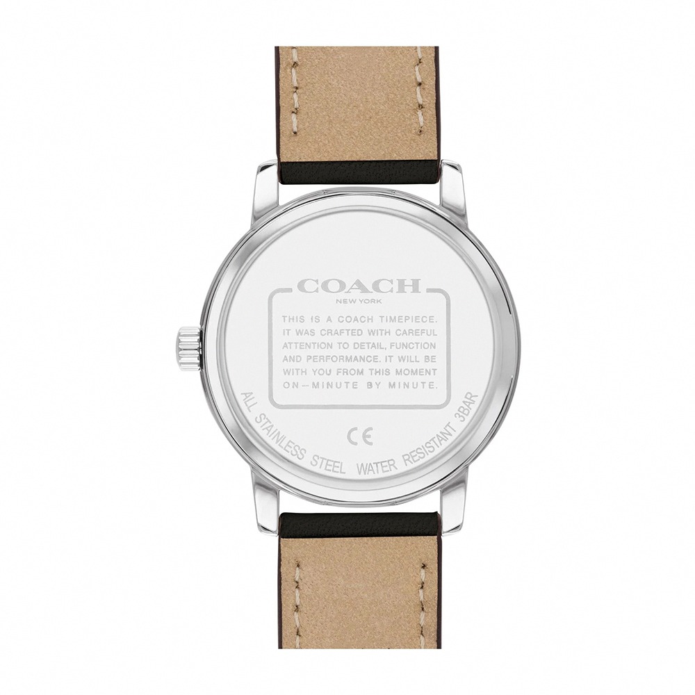 【COACH】彩色造型皮革錶帶手錶-星星-細節圖3