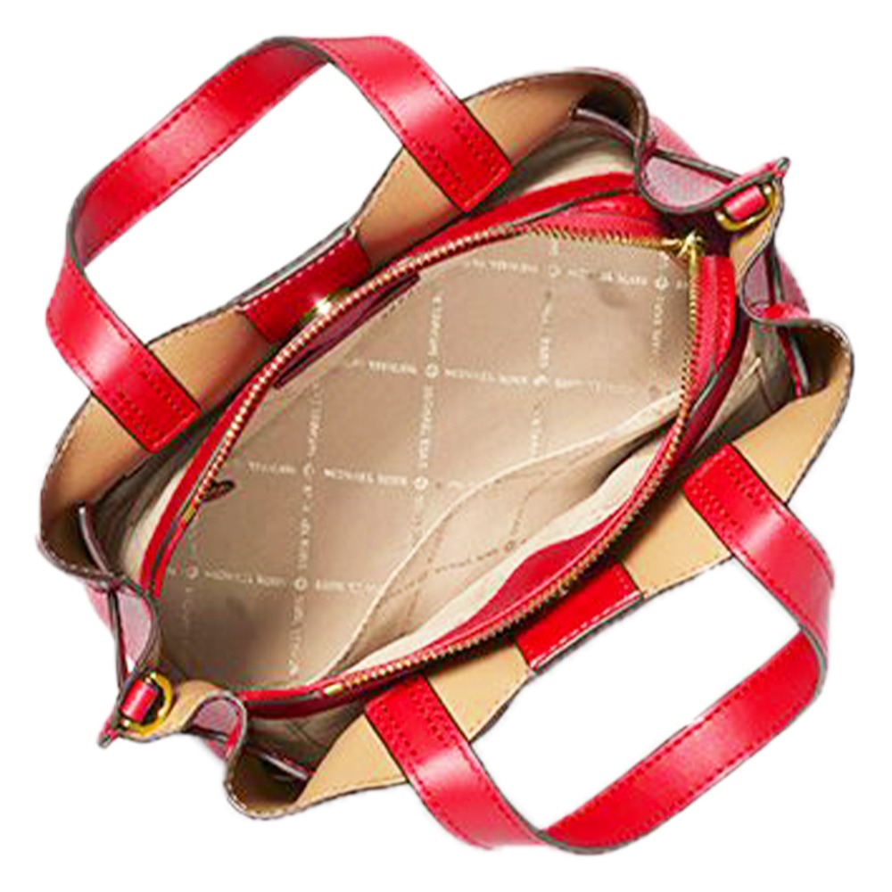 【MICHAEL KORS】造型皮革兩用包-紅-細節圖3