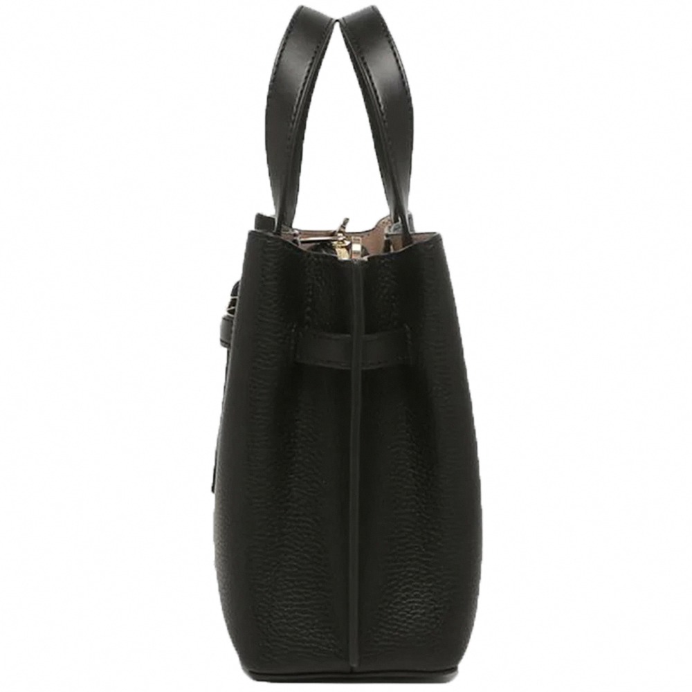 【MICHAEL KORS】造型皮革兩用包-黑色-細節圖2