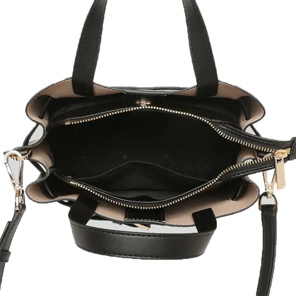 【MICHAEL KORS】造型皮革兩用包-黑色-細節圖4