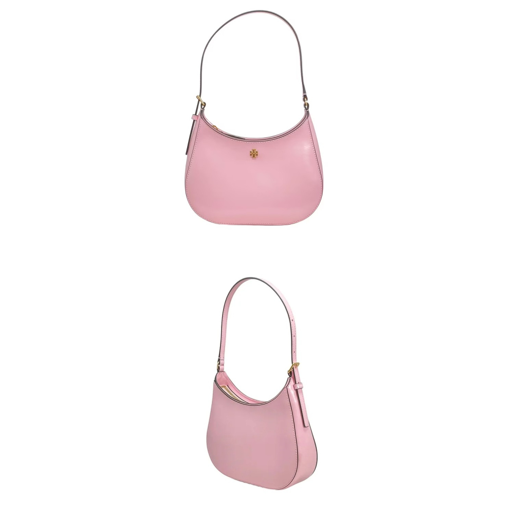 【TORY BURCH】Emerson 漆皮皮革肩背包-粉-細節圖3