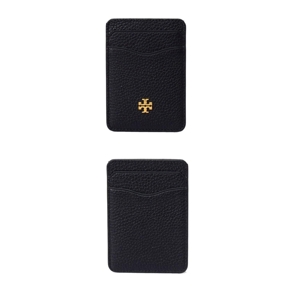 【TORY BURCH】真皮卡片夾-黑-細節圖3