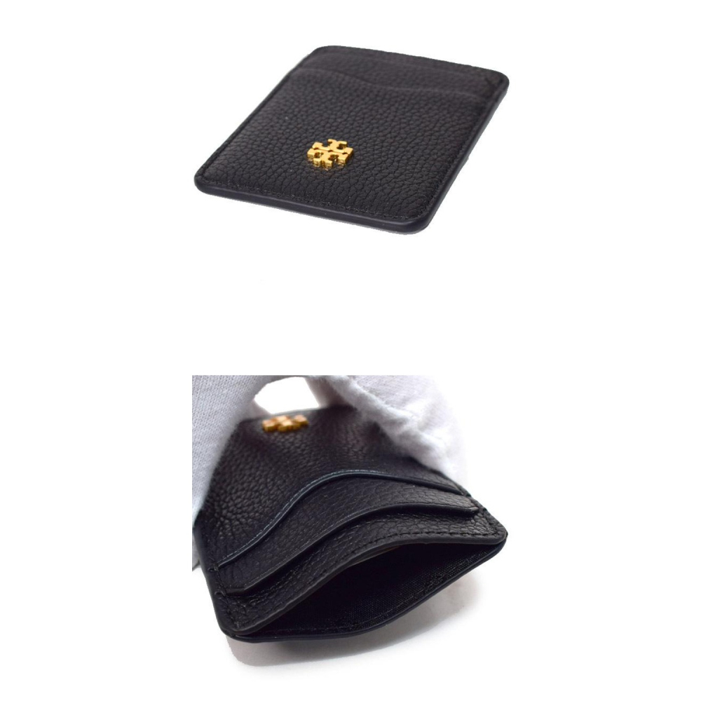 【TORY BURCH】真皮卡片夾-黑-細節圖4