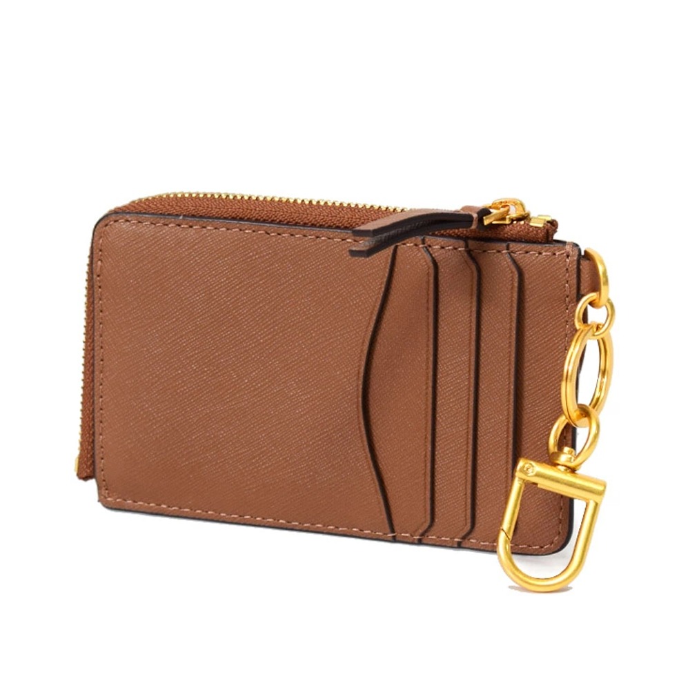 【TORY BURCH】多功能卡片零錢包-焦糖-細節圖2