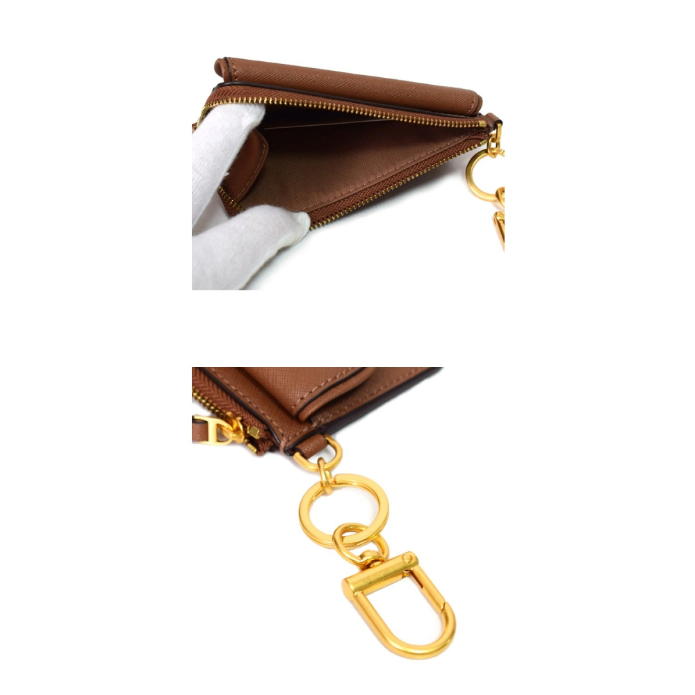 【TORY BURCH】多功能卡片零錢包-焦糖-細節圖5