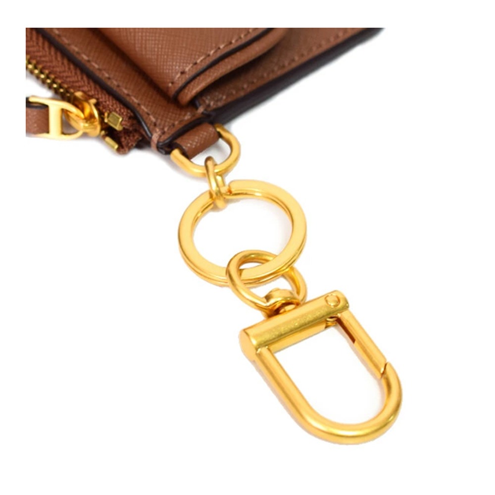 【TORY BURCH】多功能卡片零錢包-焦糖-細節圖6