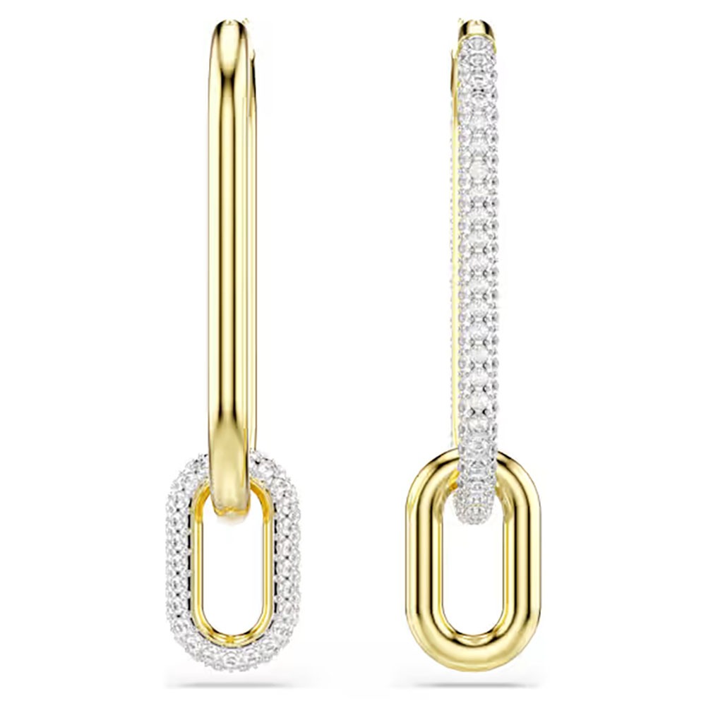 【SWAROVSKI】施華洛世奇 環環相釦耳環-細節圖2