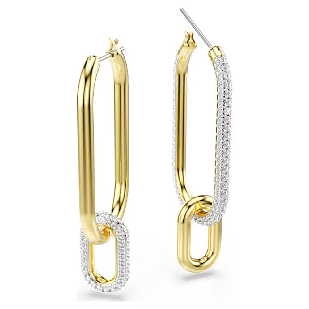 【SWAROVSKI】施華洛世奇 環環相釦耳環-細節圖3