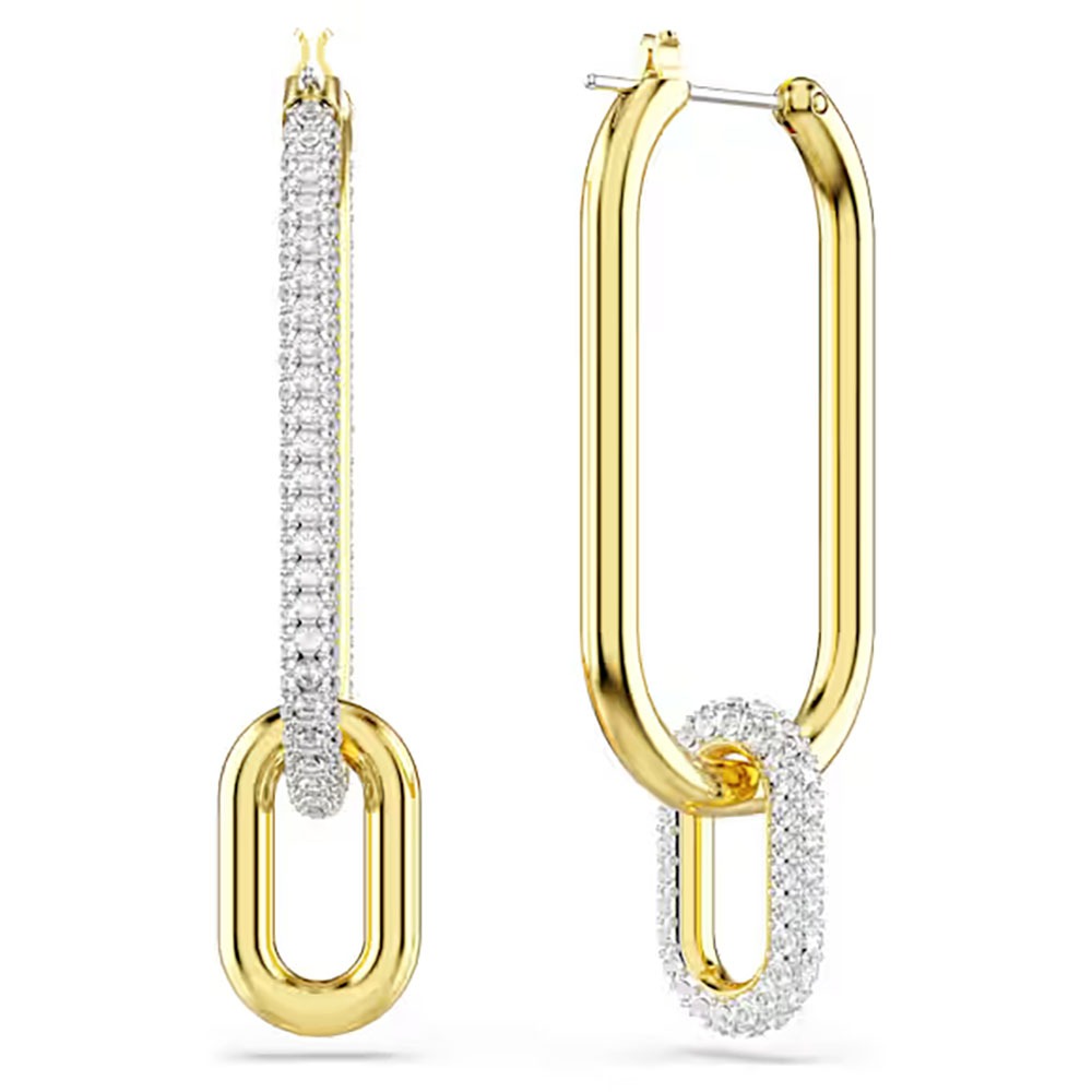 【SWAROVSKI】施華洛世奇 環環相釦耳環-細節圖4