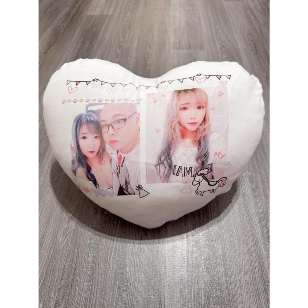 客製化愛心抱枕(雙面圖)✅會給成品照💕(現貨供應、2日內快速出貨)★★★★★超優質抱枕😍超優惠~-細節圖2