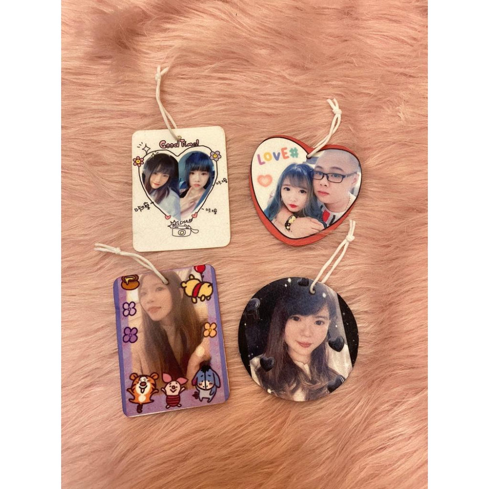 客製化照片/車用香氛片/來圖訂製/味道隨機✅會給成品照💕(現貨供應、2日內快速出貨)★★★★★超優質😍超優惠~-細節圖2