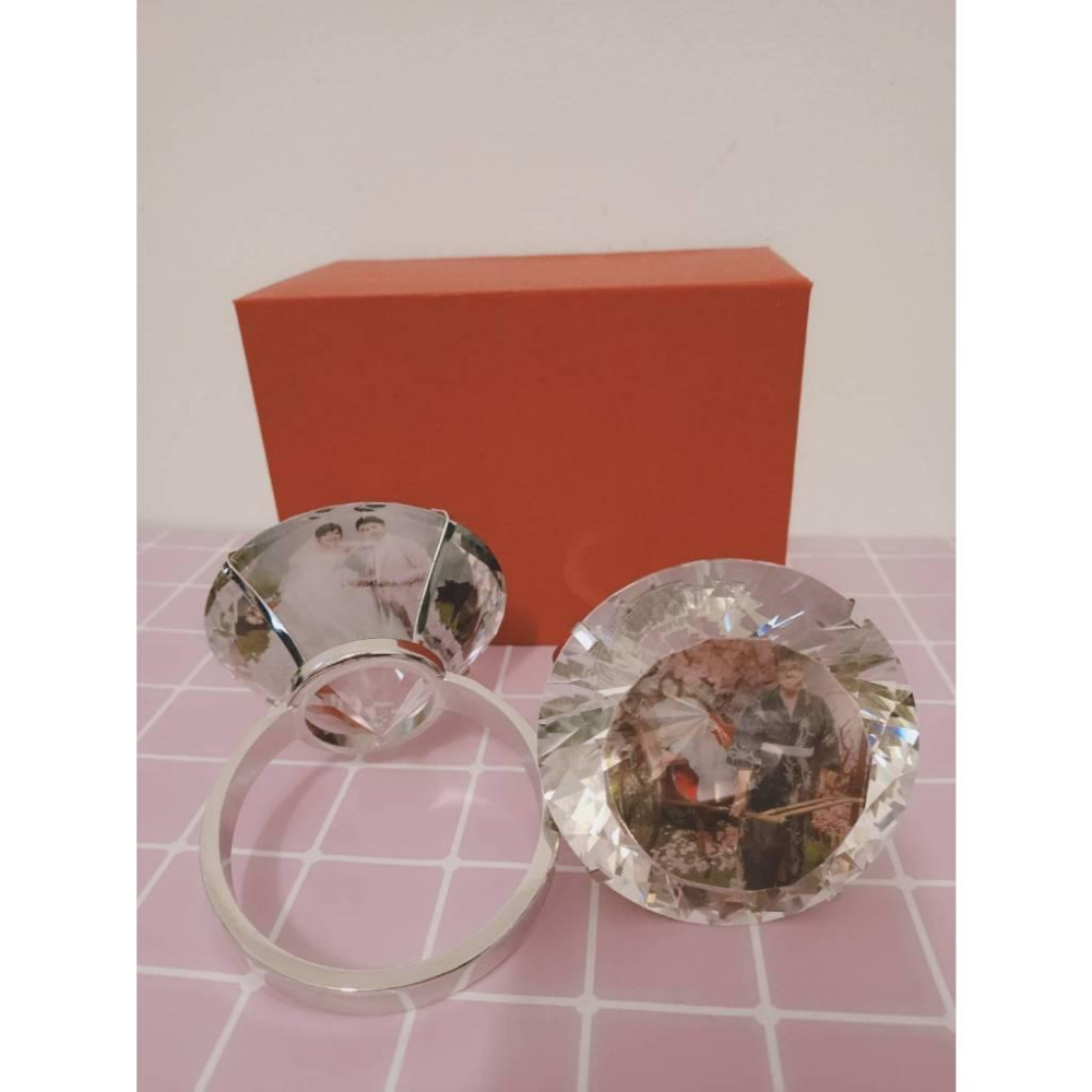 客製化水晶/大鑽石/大鑽戒/8cm✅會給成品照💕(現貨供應、2日內快速出貨)★★★★★超優質😍超優惠~-細節圖3