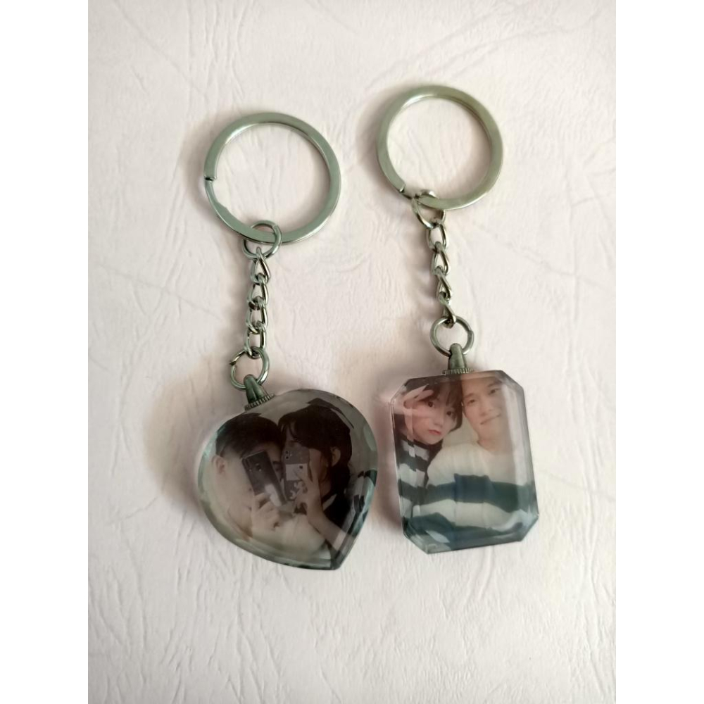 客製化水晶透明鑰匙圈 ✅會給成品照💕(現貨供應、2日內快速出貨)★★★★★超優質😍超優惠~-細節圖2
