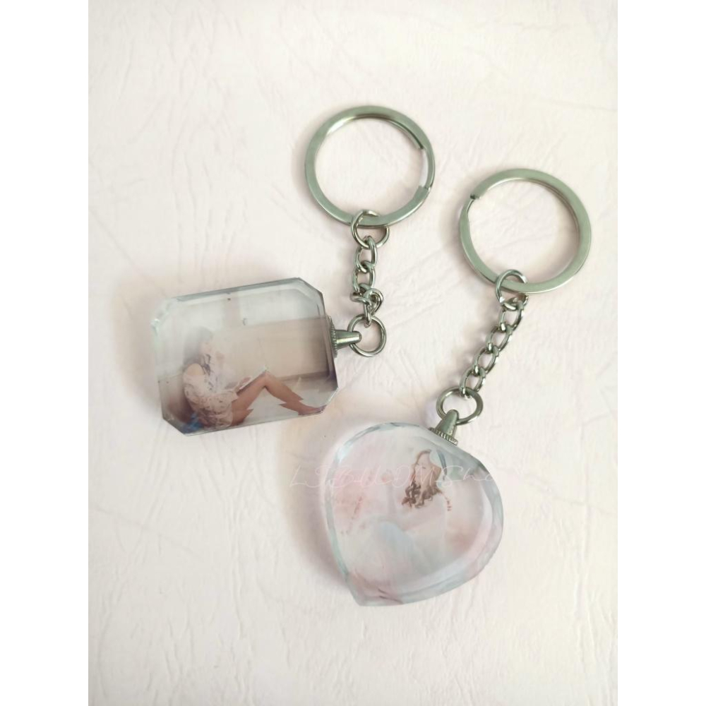 客製化水晶透明鑰匙圈 ✅會給成品照💕(現貨供應、2日內快速出貨)★★★★★超優質😍超優惠~-細節圖3