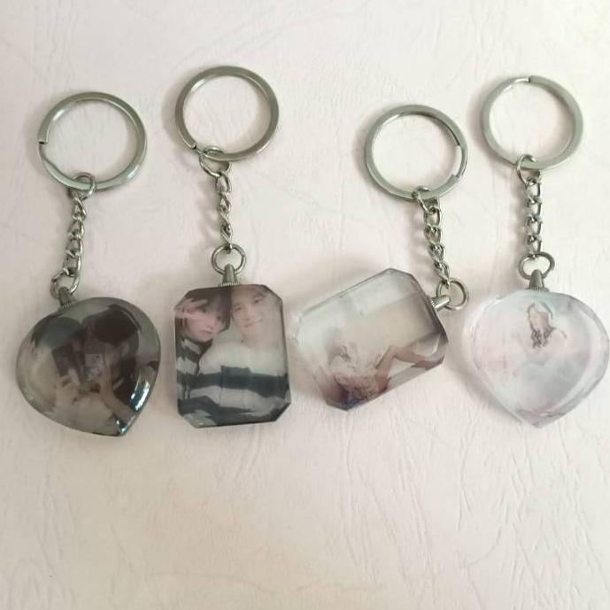 客製化水晶透明鑰匙圈 ✅會給成品照💕(現貨供應、2日內快速出貨)★★★★★超優質😍超優惠~-細節圖7
