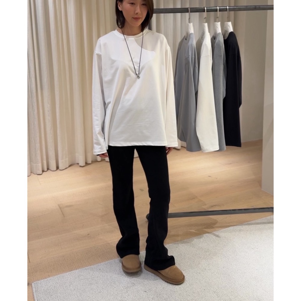 現貨灰 Siho Archive Approach 馬蘇家 德絨長tee 韓國連線 衣服日記 LALAU-細節圖5