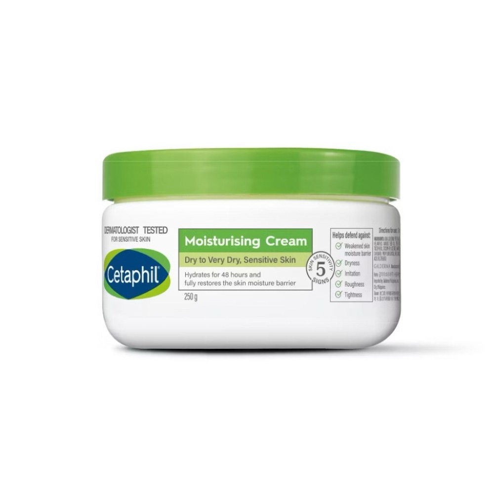 現貨 台灣公司貨 Cetaphil 舒特膚 長效潤膚霜 250g (臉部身體乳霜/敏感肌/保濕/B3/B5/乾燥粗糙)-細節圖2