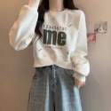 印花字母短款交叉純棉上衣-規格圖9