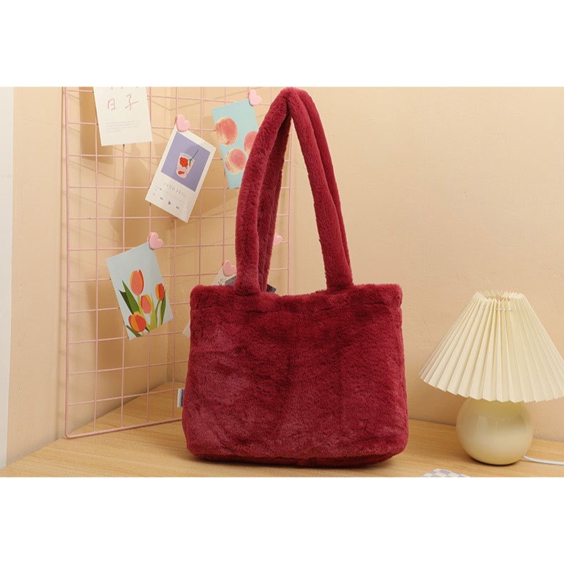 迪士尼毛絨手提單肩包-細節圖8