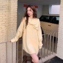 甜美立體大蝴蝶結挖肩毛衣-規格圖8