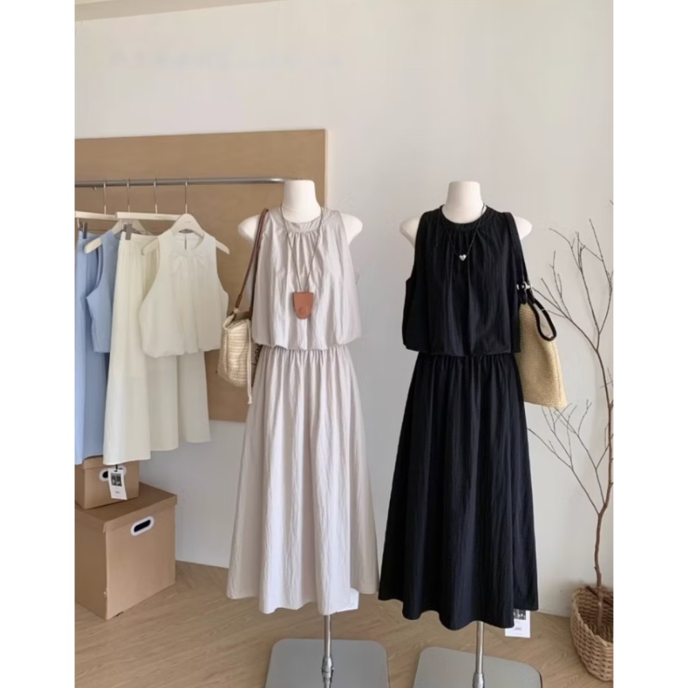 花苞上衣+鬆緊半身裙套裝-細節圖2