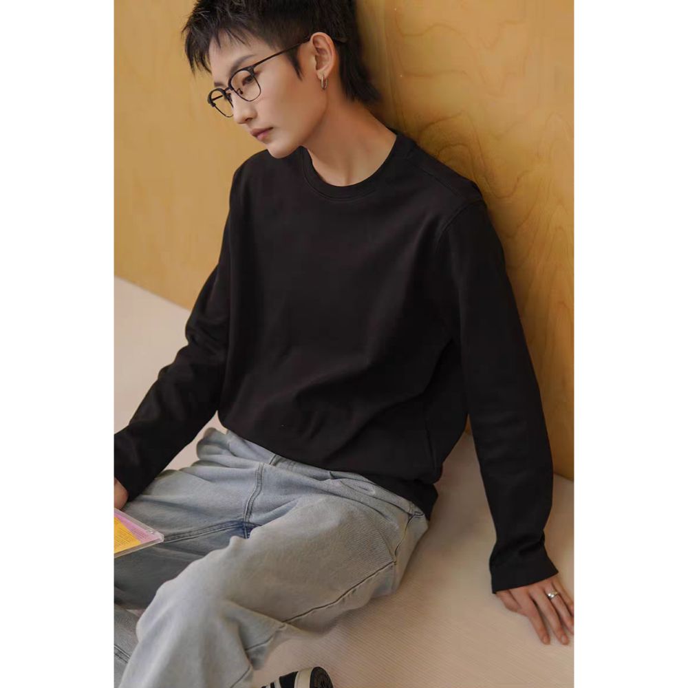 彩虹條碼長袖上衣-細節圖3