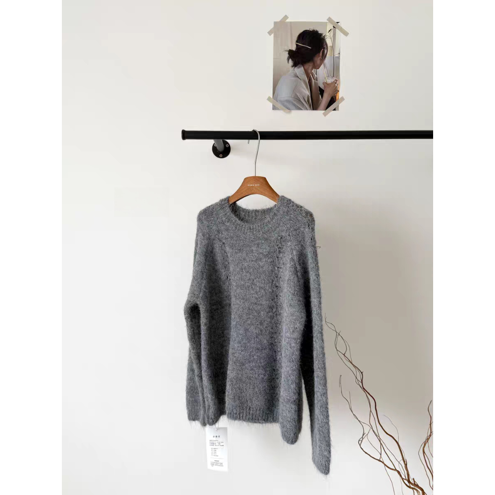 秋冬款韓版軟糯寬鬆毛衣-規格圖10