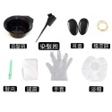 居家染髮八件工具組 染髮刷 染髮碗 染髮用具 染髮圍巾 全套染髮工具-規格圖2