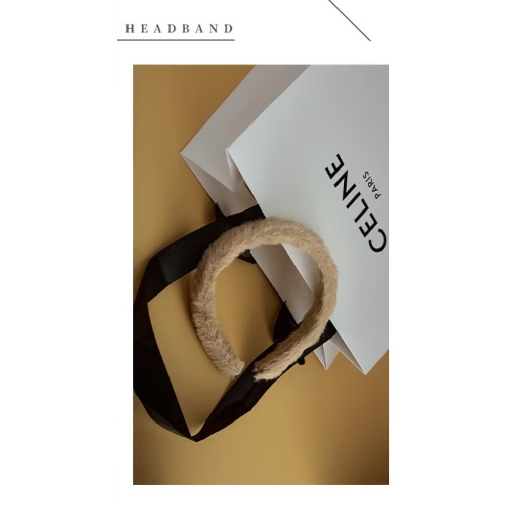 現貨🇹🇼新款秋冬毛毛糖果色髮箍女 毛絨洗臉壓髮夾韓版ins款時尚髮飾-細節圖4