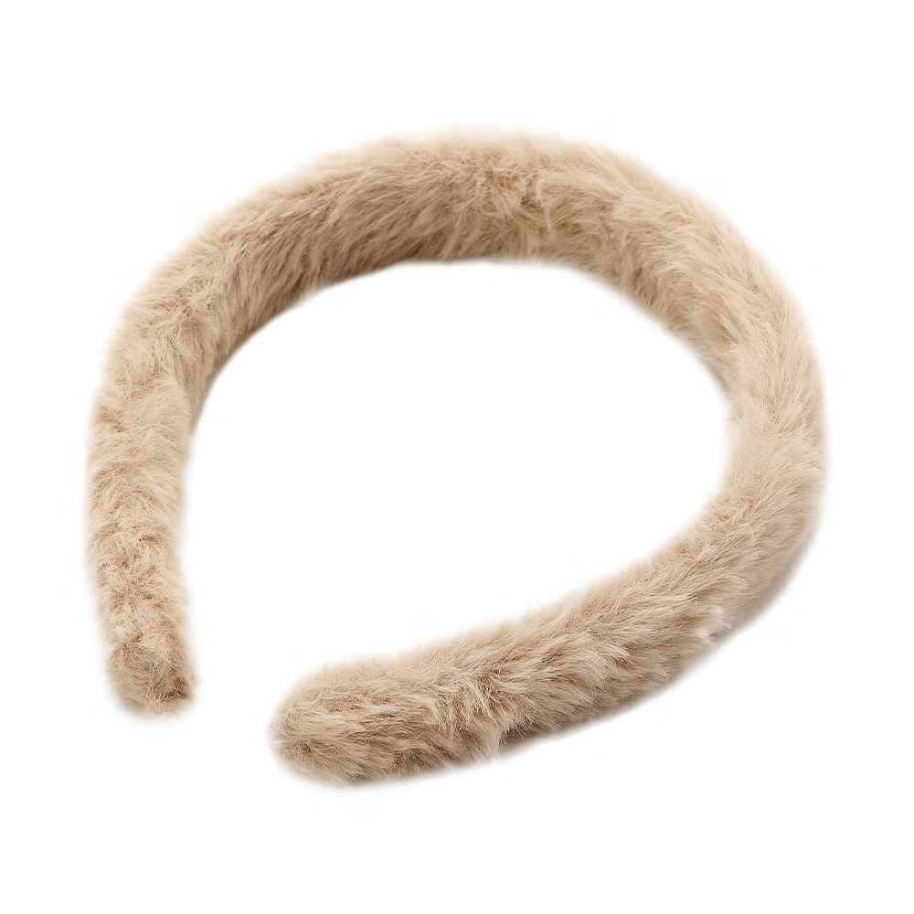 現貨🇹🇼新款秋冬毛毛糖果色髮箍女 毛絨洗臉壓髮夾韓版ins款時尚髮飾-規格圖4