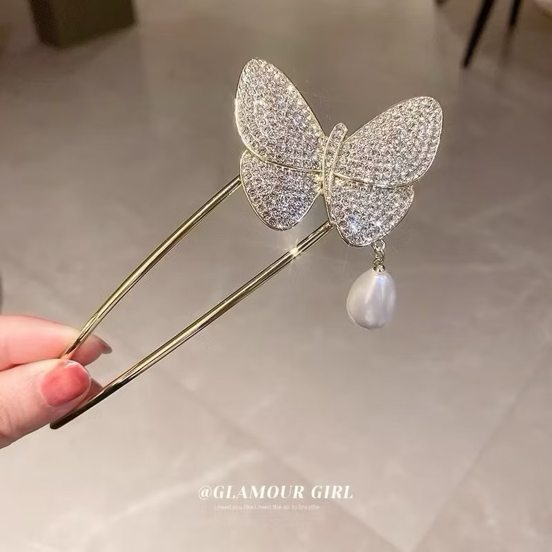 現貨24小時出貨韓國風髮簪 古風高級感簪子 新中式髮釵 簡約現代木簪 盤髮器玉簪女-細節圖10