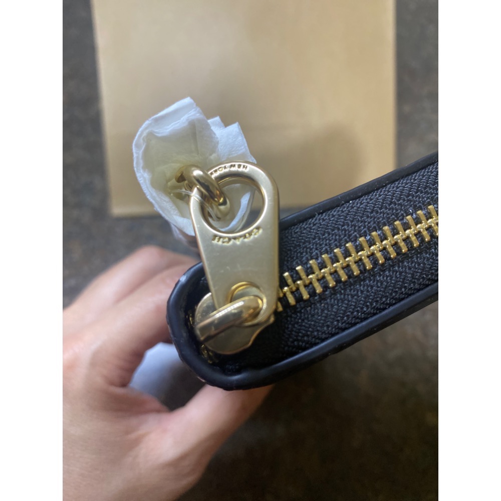 全新 Coach 真皮長夾-細節圖2