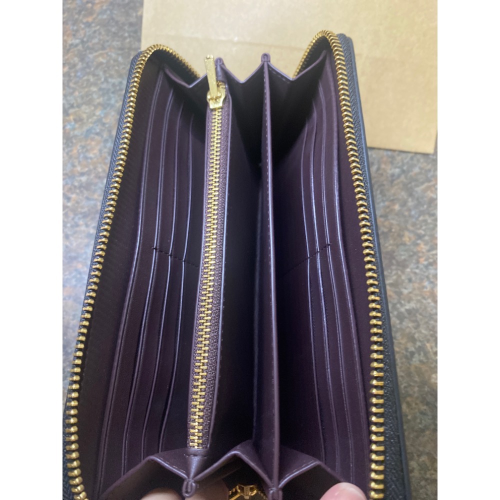 全新 Coach 真皮長夾-細節圖3