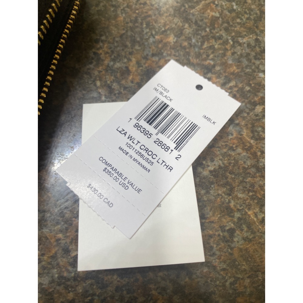 全新 Coach 真皮長夾-細節圖4