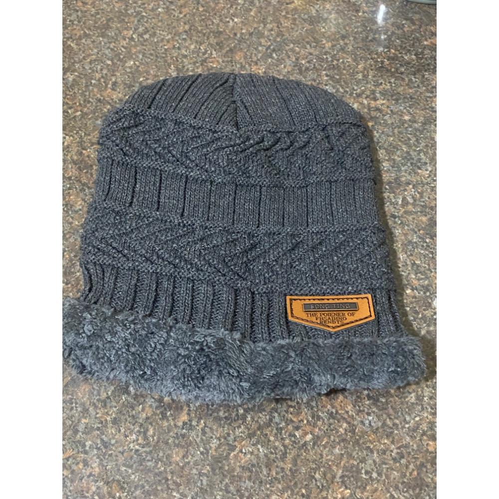 ￼【帽子+圍脖】針織毛帽 毛帽圍脖 毛帽圍脖組 套頭帽 保暖頭套 加厚保暖帽 毛絨帽 針織毛線帽 圍巾 脖圍頸套 騎車防-細節圖3