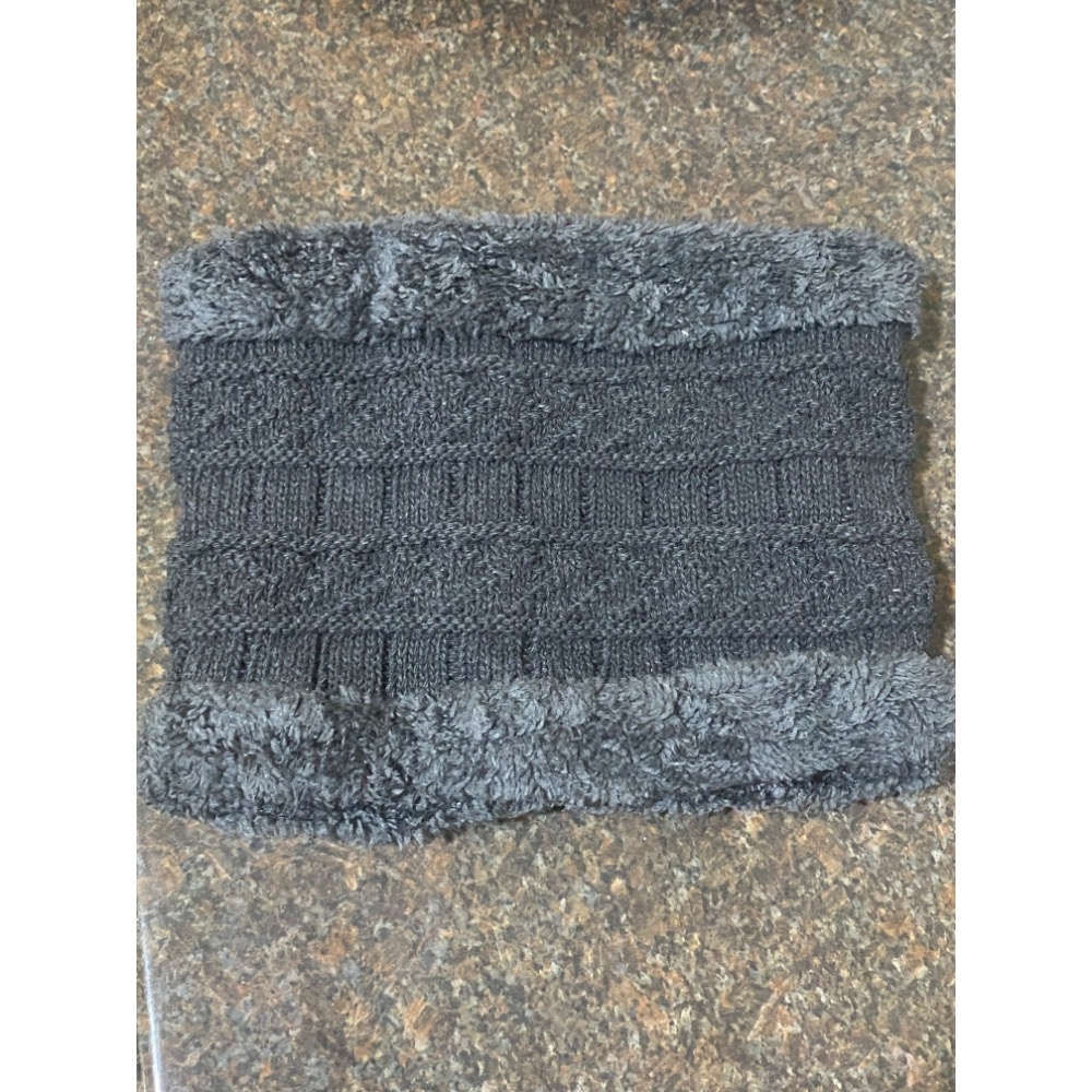 ￼【帽子+圍脖】針織毛帽 毛帽圍脖 毛帽圍脖組 套頭帽 保暖頭套 加厚保暖帽 毛絨帽 針織毛線帽 圍巾 脖圍頸套 騎車防-細節圖4