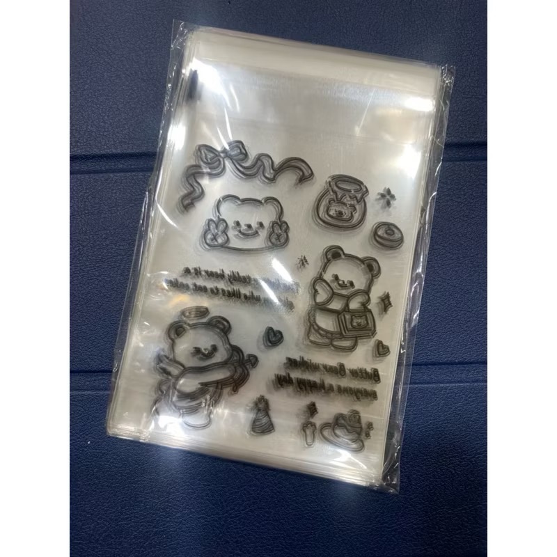 現貨24小時出貨🌈可愛小貓咪自封袋愛豆小卡包裝袋ins打包袋禮品袋首飾耳釘收納袋-細節圖6