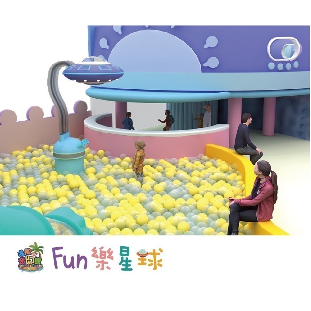 奇幻島 夢時代旗艦店 AI機器人星球 兒童全日通玩票 高雄統一夢時代購物中心追風奇幻島 票券-細節圖2