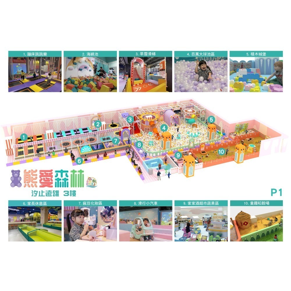 奇幻島汐止 【熊愛森林】 追風奇幻島 汐止遠雄（原獨角獸的夢想王國）-細節圖2