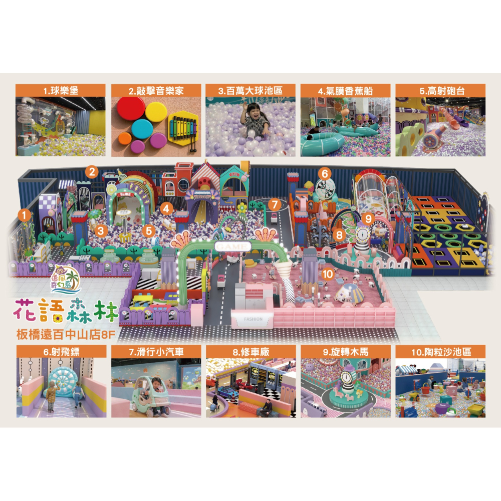 板橋小遠百追風奇幻島 花語森林 贈8K ZONE全區通用 奇幻島 追風奇幻島 票券 門票-細節圖4