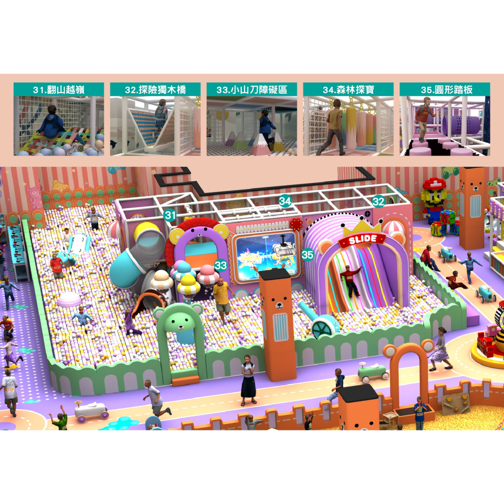 追風奇幻島屏東旗艦店 熊愛森林 親子票 不分平假日 不限時玩 票券 門票-細節圖7