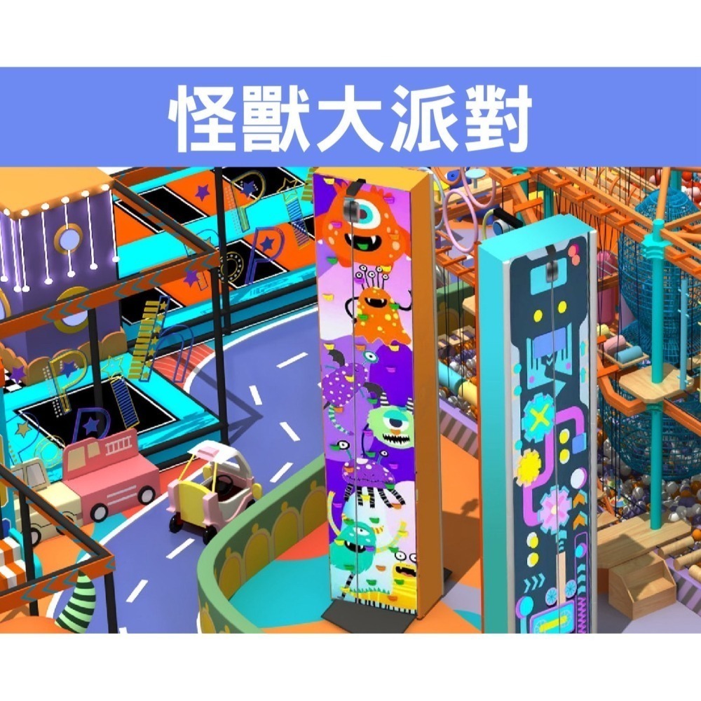 追風奇幻島 台南館【怪獸發電廠】1大1小使用 奇幻島 票券 門票-細節圖4