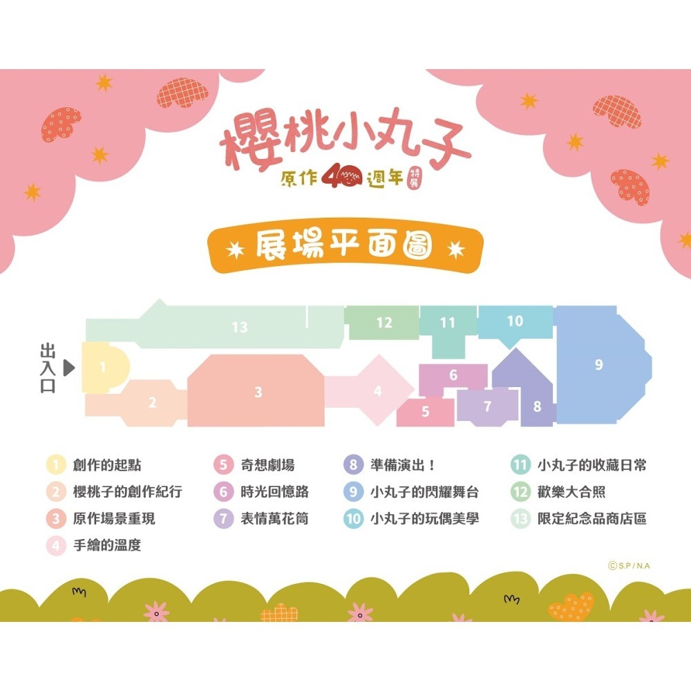 櫻桃小丸子原作40週年特展 展覽票 票券 門票360元-細節圖3