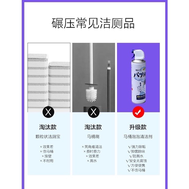 《台灣現貨買五自動送一》日本熱銷 馬桶泡沫清潔劑 抖音同款 500ml 馬桶慕斯清潔劑 馬桶泡泡清潔劑 馬桶清潔劑-細節圖6