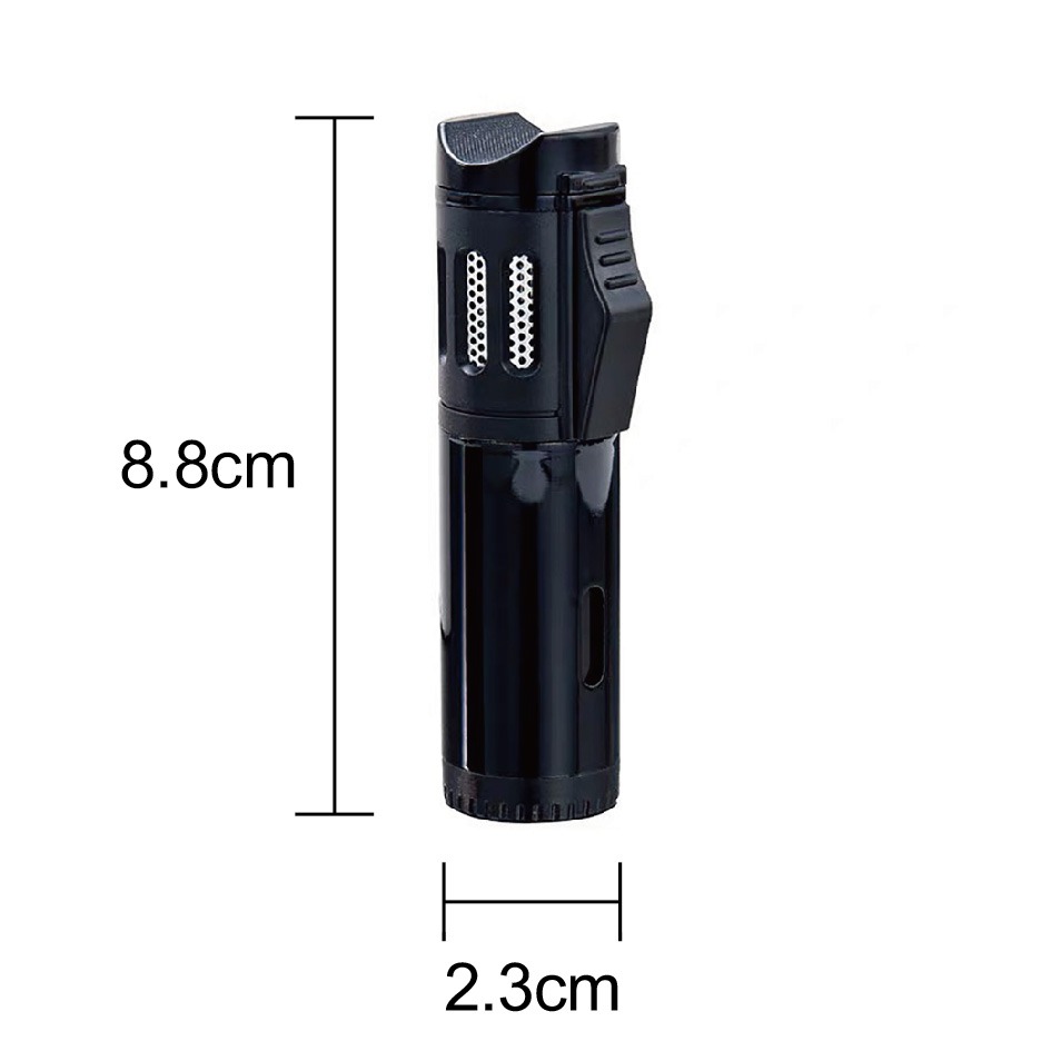 【台灣現貨】三直沖打火機 防風打火機 雪茄打火機 三直衝 小噴燈 防風點火槍 打火機 三直沖雪茄打火機 噴槍 噴燈-細節圖9